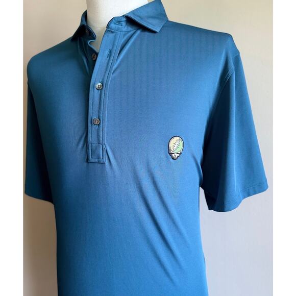 Grateful Dead Steal Your Face Greyson Golf Polo (XL) - Picture 2 of 7